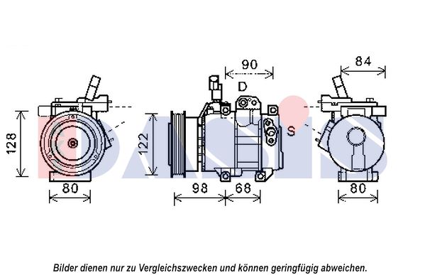 AKS DASIS Kompressor,kliimaseade 852564N